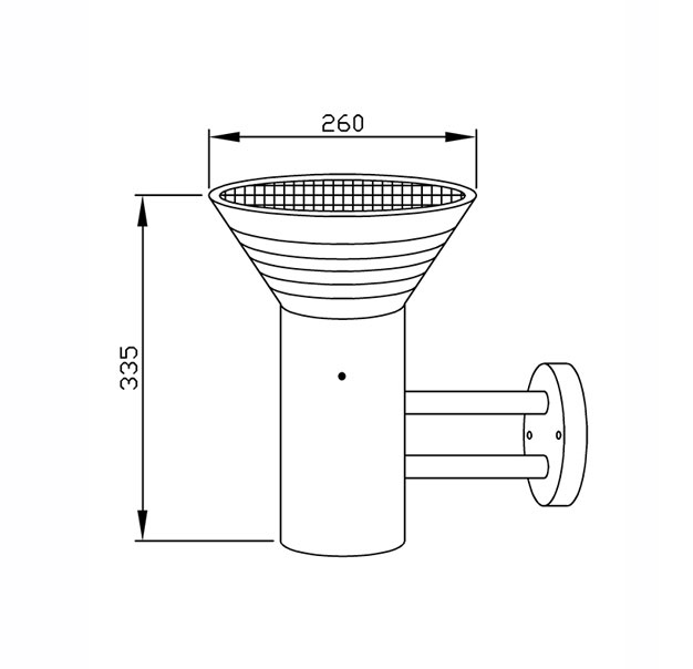 Solar Wall Light - 4.5W Solar Wall Light