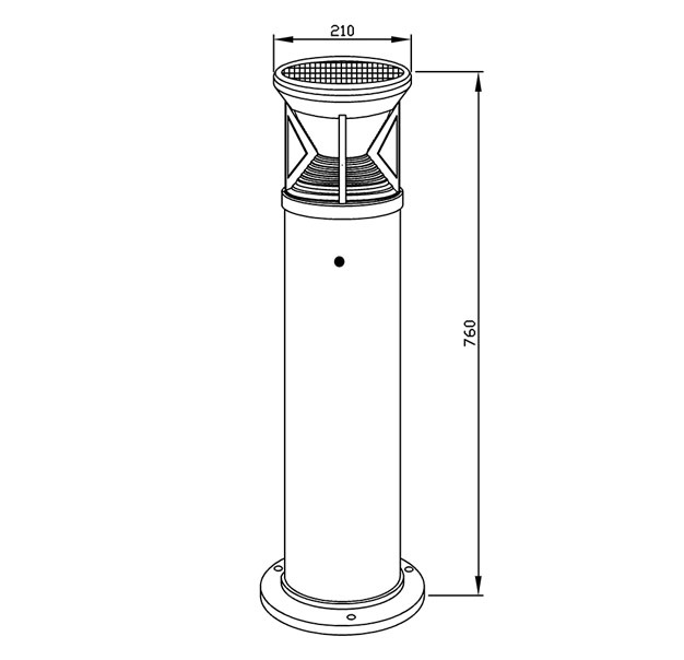 Solar Lawn Light - 2W Solar Lawn Light