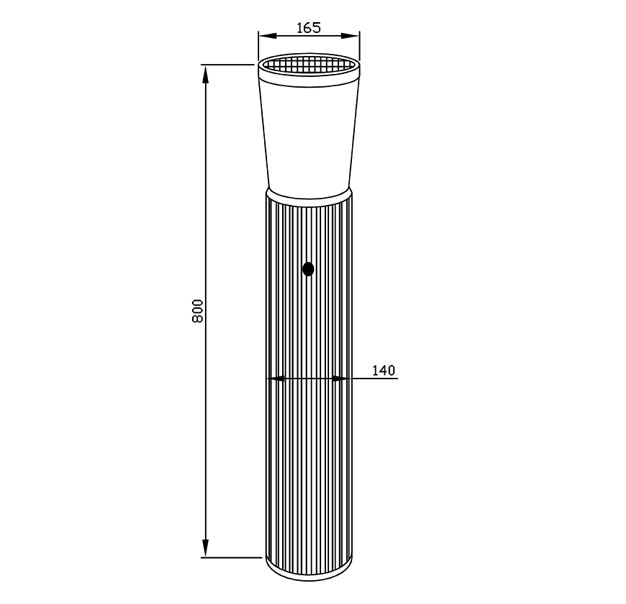 Solar Lawn Light - 2W Solar Lawn Light