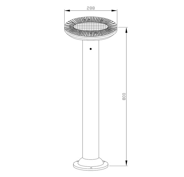 Solar Lawn Light - 2W Solar Lawn Light