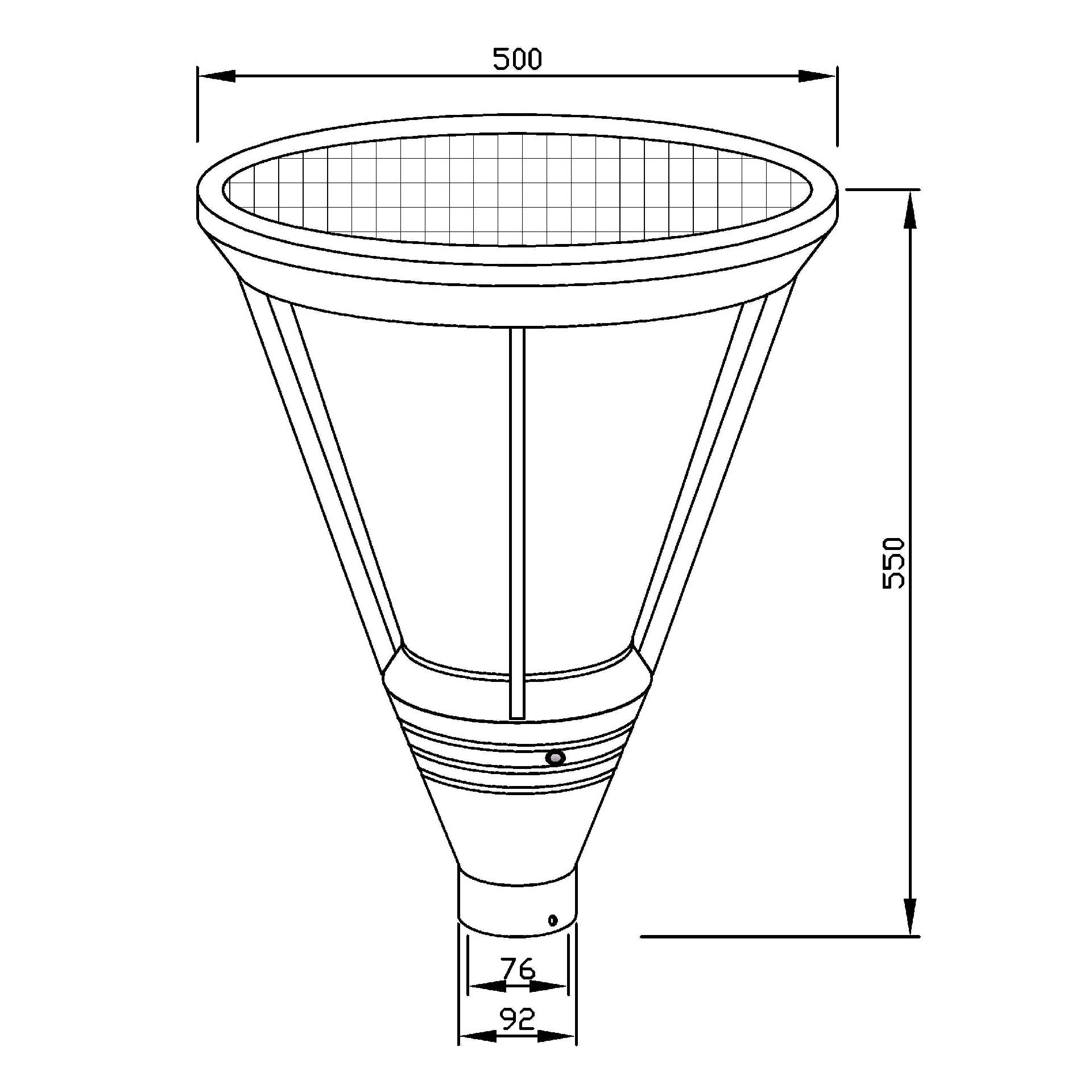 Solar Garden Light - 12W Solar Garden Light