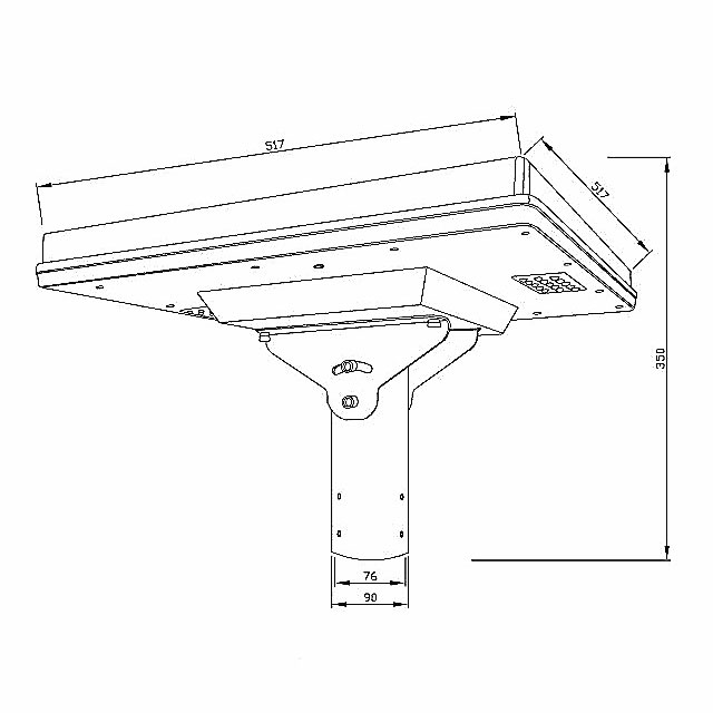 Solar Garden Light - 24W Solar Garden Light