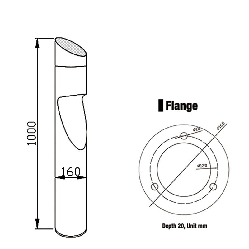 Solar Lawn Light - 2W Solar Lawn Light